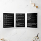 モダンフローラリースサロンパンフレット 三つ折りカード (内部)