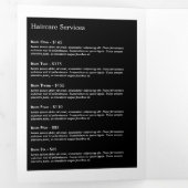 モダンフローラリースサロンパンフレット 三つ折りカード (内部最初)