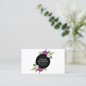 モダンフローラリースサロン名刺 名刺 (スタンド正面)