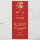 モダンフローラリース二重中国の西結婚西 メニュー (正面)