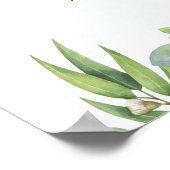 モダンフローラ写真イスラム教結婚派のポスター ポスター (角)