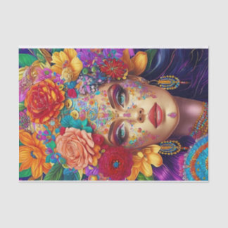 モダンフローラ切り離しティッシュペーパー 薄葉紙