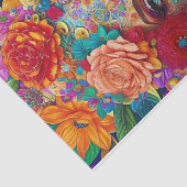 モダンフローラ切り離しティッシュペーパー 薄葉紙 (詳細)