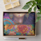 モダンフローラ切り離しティッシュペーパー 薄葉紙 (ギフト)