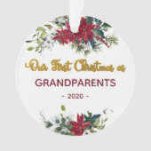 モダンフローラ初めてのクリスマス オーナメント (正面)