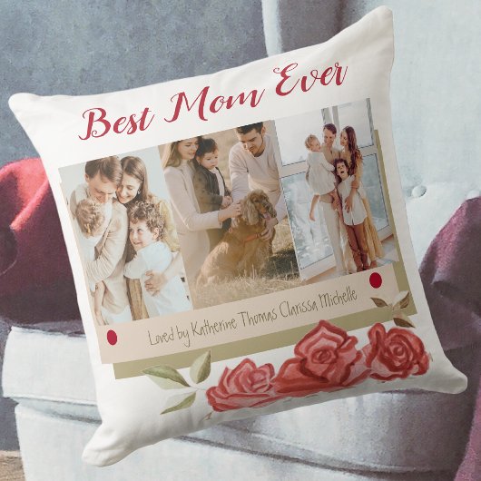 モダンフローラ可愛い写真最高の母の日 クッション