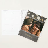 モダンフローラ国パーソナライズされたの写真名 プランナー手帳 (ディスプレー)