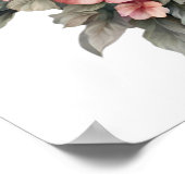 モダンフローラ壁デコプリントポスター ポスター (角)