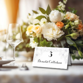 モダンフローラ披露宴 プレイスカード