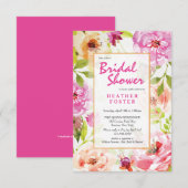 モダンフローラ招待状 招待状 (正面/裏面)