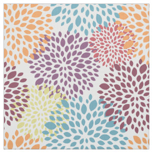 モダンフローラ数々のカラー織物 ファブリック