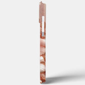 モダンフローラ曲線を持つエレガントバラ金ゴールド Case-Mate iPhoneケース (裏面 / 左)