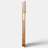 モダンフローラ曲線を持つエレガントバラ金ゴールド Case-Mate iPhoneケース (裏面 / 右)