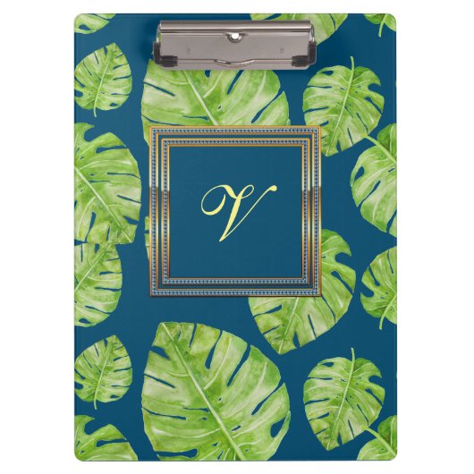 モダンフローラ植物色の葉#2 クリップボード (正面)