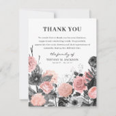 モダンフローラ死別葬礼 サンキューカード (正面)