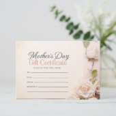モダンフローラ母の日のギフト券 (スタンド正面)