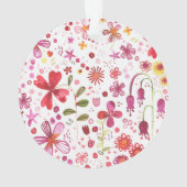 モダンフローラ水の色 オーナメント (裏面)