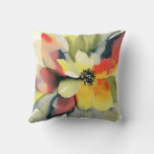 モダンフローラ水の色 クッション (裏面)