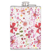 モダンフローラ水の色 フラスク (裏面)