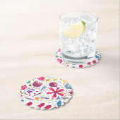 モダンフローラ水の色 ペーパーコースター (インサイチュ)