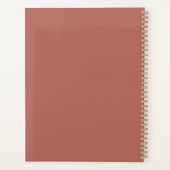 モダンフローラ水彩プランナー プランナー手帳 (裏面)