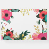 モダンフローラ水彩卒業 ゲストブック (裏面)