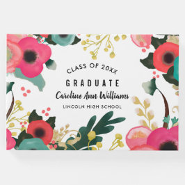 モダンフローラ水彩卒業 ゲストブック