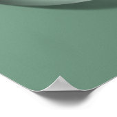 モダンフローラ水滴 ポスター (角)