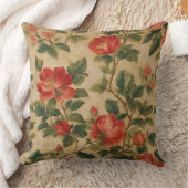 モダンフローラ水色ヴィンテージ収集 クッション (ブランケット)