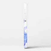 モダンフローラ水色手描き花箱 – 馬 Case-Mate iPhoneケース (裏面 / 左)