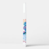 モダンフローラ水色手描き花 Case-Mate iPhoneケース (裏面 / 右)