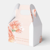 モダンフローラ結婚の感謝 フェイバーボックス (裏面サイド)