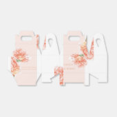 モダンフローラ結婚の感謝 フェイバーボックス (折り畳みなし)