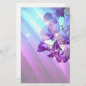 モダンフローラ薄紫紫オ結婚ラン (正面/裏面)