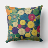 モダンフローラ装飾用クッション クッション (裏面)