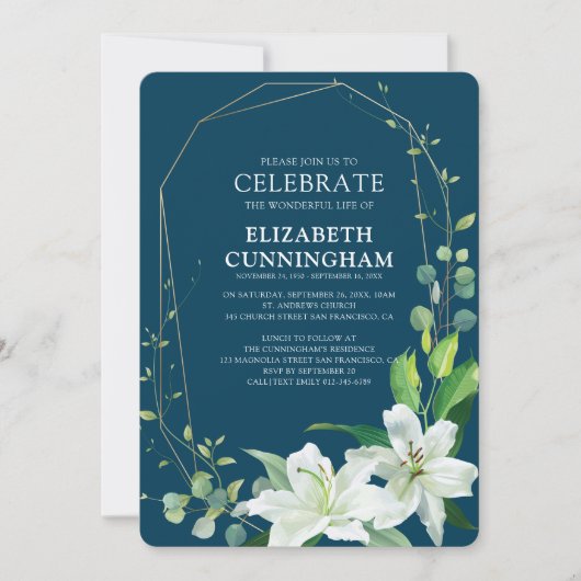 モダンフローラ記念館 招待状 (正面)