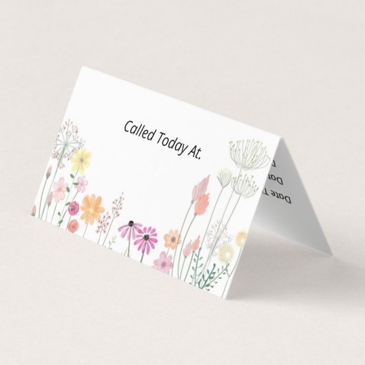 モダンフローラ造園名刺 名刺 (裏面)