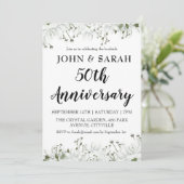 モダンフローラ50周年記念パーティの招待状 招待状 (スタンド正面)