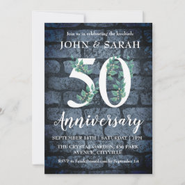 モダンフローラ50周年記念パーティの招待状 招待状