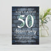 モダンフローラ50周年記念パーティの招待状 招待状 (スタンド正面)