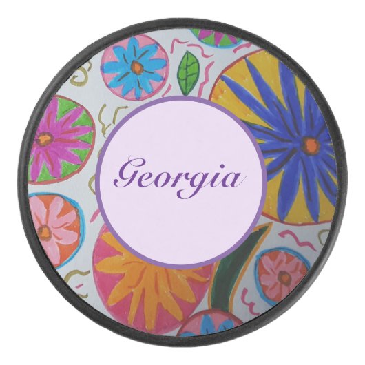 モダンフローラ アイスホッケーパック (正面)