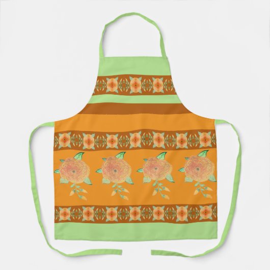 モダンフローラ エプロン (正面)