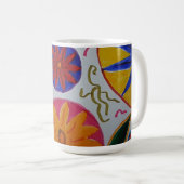 モダンフローラ コーヒーマグカップ (正面右)