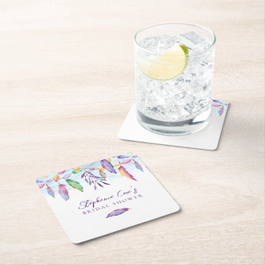 モダンフローラ スクエアペーパーコースター (インサイチュ)