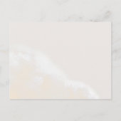 モダンフローラ |ネイビー披露宴カード ポストカード (裏面)