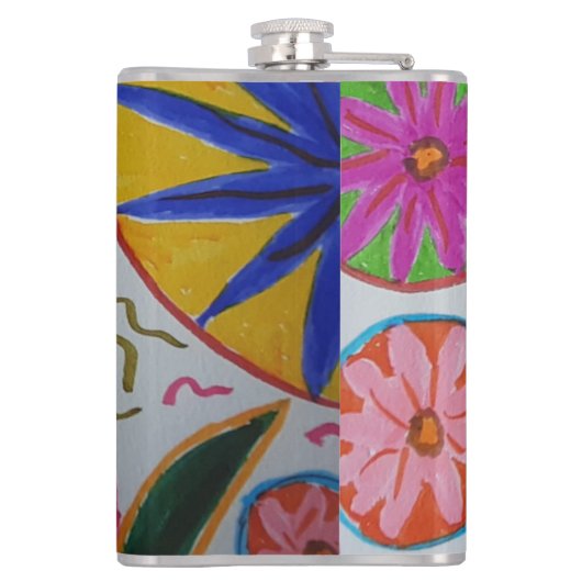 モダンフローラ フラスク (裏面)