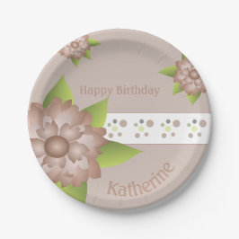 モダンフローラ ペーパープレート