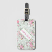 モダンフローラ ラゲッジタグ (正面縦)
