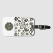 モダンフローラ ラゲッジタグ (正面横)