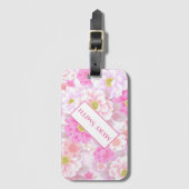モダンフローラ ラゲッジタグ (正面縦)